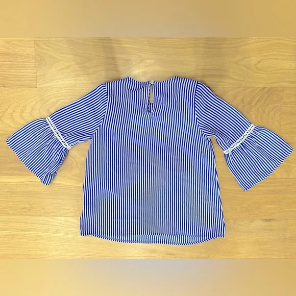 Monteau Girl striped dress - Picture 5 of 5